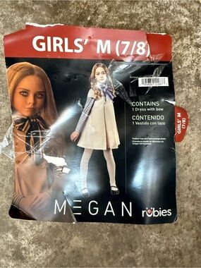 Rubie's Megan Costume Dress with Navy Bow